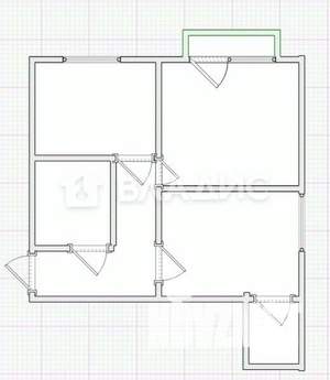 2-к квартира, вторичка, 34м2, 2/4 этаж