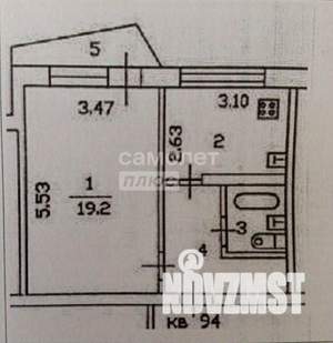 1-к квартира, вторичка, 41м2, 4/10 этаж