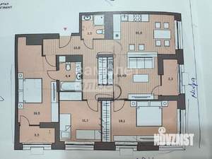 4-к квартира, вторичка, 101м2, 17/17 этаж