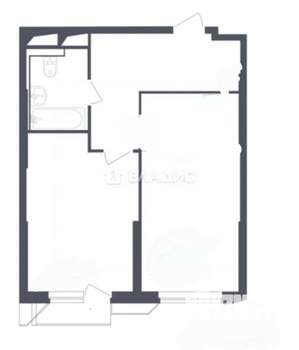 1-к квартира, вторичка, 35м2, 10/12 этаж