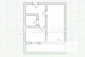 1-к квартира, вторичка, 30м2, 5/5 этаж
