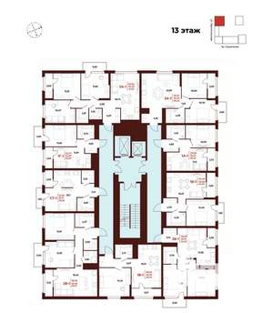 3-к квартира, вторичка, 71м2, 13/18 этаж