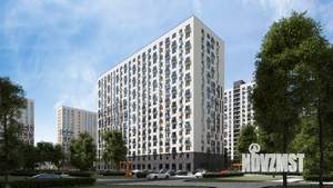2-к квартира, строящийся дом, 59м2, 3/18 этаж