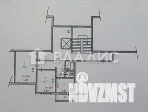 2-к квартира, вторичка, 53м2, 3/9 этаж