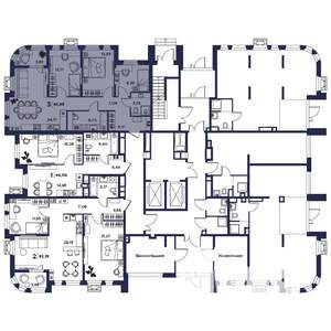 3-к квартира, вторичка, 86м2, 1/18 этаж