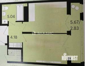2-к квартира, вторичка, 42м2, 9/17 этаж