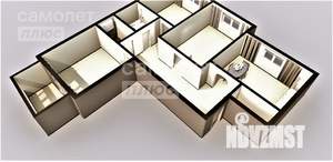 3-к квартира, вторичка, 64м2, 5/10 этаж
