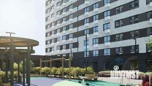 1-к квартира, строящийся дом, 34м2, 13/17 этаж