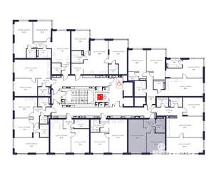 1-к квартира, вторичка, 45м2, 10/21 этаж