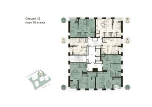 2-к квартира, вторичка, 63м2, 18/18 этаж