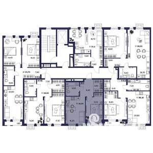 1-к квартира, вторичка, 44м2, 2/16 этаж