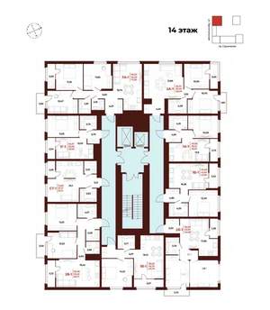 3-к квартира, вторичка, 71м2, 14/18 этаж