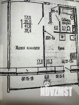 1-к квартира, вторичка, 42м2, 4/10 этаж