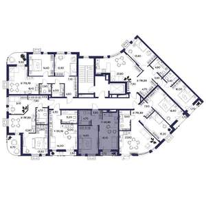 1-к квартира, вторичка, 43м2, 3/16 этаж