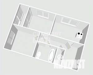 3-к квартира, вторичка, 55м2, 8/16 этаж