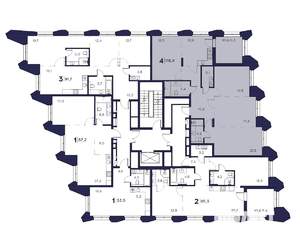 4-к квартира, вторичка, 118м2, 2/23 этаж
