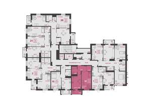 1-к квартира, вторичка, 50м2, 6/15 этаж
