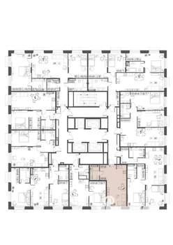 Студия квартира, вторичка, 36м2, 16/23 этаж