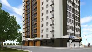 1-к квартира, строящийся дом, 47м2, 14/16 этаж