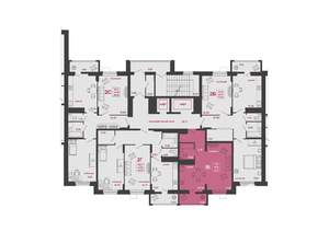 1-к квартира, вторичка, 42м2, 7/15 этаж