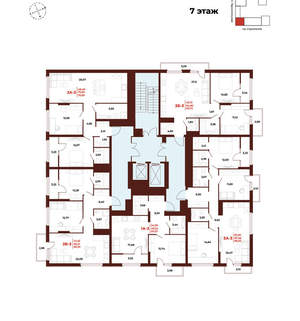 2-к квартира, вторичка, 76м2, 7/18 этаж