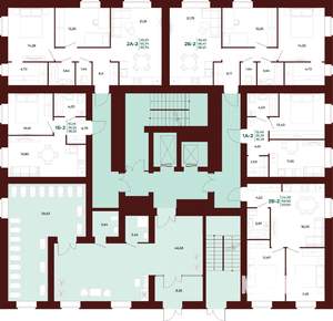 2-к квартира, вторичка, 66м2, 1/17 этаж