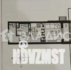 Студия квартира, вторичка, 21м2, 6/16 этаж