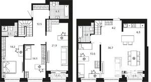 4-к квартира, вторичка, 147м2, 23/23 этаж
