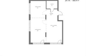 2-к квартира, вторичка, 58м2, 13/21 этаж