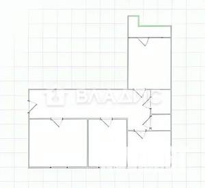 3-к квартира, вторичка, 68м2, 6/9 этаж
