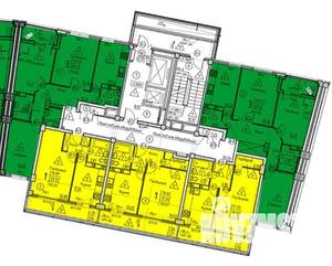 3-к квартира, строящийся дом, 71м2, 2/18 этаж