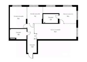 3-к квартира, вторичка, 102м2, 17/23 этаж