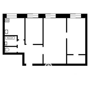 3-к квартира, вторичка, 57м2, 4/9 этаж