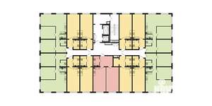 3-к квартира, строящийся дом, 75м2, 3/18 этаж