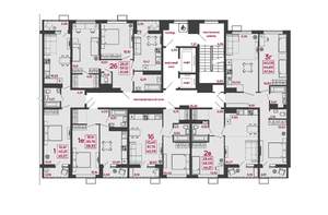 2-к квартира, вторичка, 46м2, 9/17 этаж