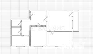 3-к квартира, вторичка, 52м2, 3/5 этаж