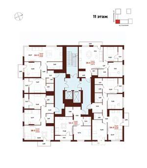 3-к квартира, вторичка, 89м2, 11/18 этаж