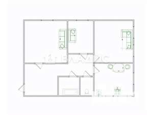 3-к квартира, вторичка, 81м2, 2/3 этаж