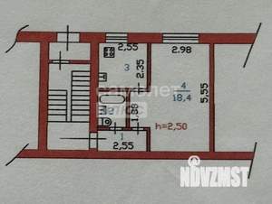 1-к квартира, вторичка, 30м2, 1/5 этаж