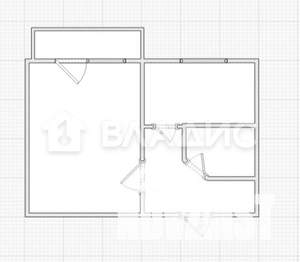 1-к квартира, вторичка, 30м2, 5/5 этаж