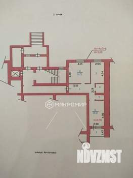 2-к квартира, вторичка, 56м2, 1/9 этаж