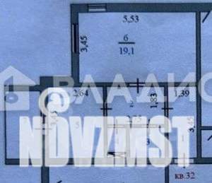 1-к квартира, вторичка, 42м2, 7/10 этаж