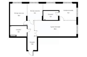 2-к квартира, вторичка, 101м2, 20/23 этаж