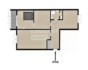 2-к квартира, вторичка, 60м2, 3/10 этаж