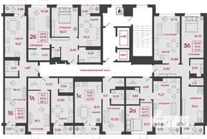 2-к квартира, вторичка, 61м2, 14/17 этаж