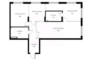2-к квартира, вторичка, 101м2, 18/23 этаж