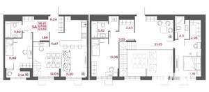 3-к квартира, вторичка, 130м2, 13/14 этаж