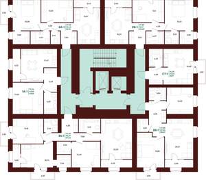 Студия квартира, вторичка, 28м2, 11/17 этаж