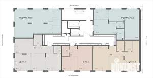 2-к квартира, вторичка, 71м2, 1/21 этаж