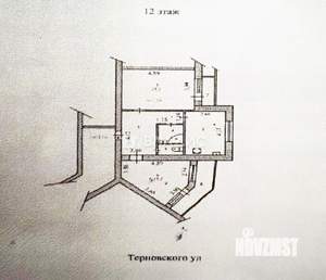 2-к квартира, вторичка, 60м2, 12/14 этаж